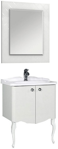 Акватон Мебель для ванной "Венеция 65" белая – фото-1