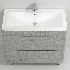 Водолей Мебель для ванной Adel 90 горный камень – фотография-2