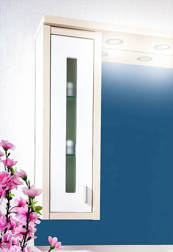 Бриклаер Мебель для ванной Бали 60 L светлая лиственница – картинка-3