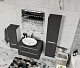Mixline Мебель для ванной Виктория 80 подвесная графит софт – фотография-20