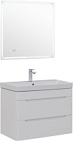 Aquanet Мебель для ванной София 80 2 ящика подвесная белая