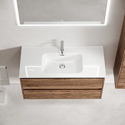 Sancos Тумба с раковиной Libra 90 дуб чарльстон раковина Element 91 CN7002 – фотография-7