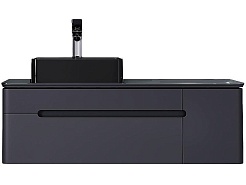 Jorno Тумба под раковину Shine 120 с МФУ подвесная антрацит Shi.01.120-M/P/A – фотография-1