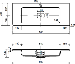 Vivon Тумба с раковиной Shelly 90 подвесная белая матовая – фотография-13