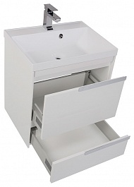 Aquanet Мебель для ванной "Тиволи 60" белая – фотография-4