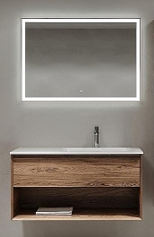 Sancos Мебель для ванной Marmi 1.0 100 R дуб чарльстон – фотография-1