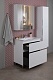 Aquanet Тумба с раковиной Алвита New 80 Flat белая матовая – фотография-41
