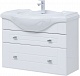 Aquanet Мебель для ванной Рондо 85 подвесная белая глянцевая – картинка-23