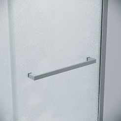 Grossman  Душевой уголок Style 100x80x195 профиль хром стекло шиншилла – фотография-9