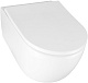 Azario Унитаз подвесной Nemi AZ-1293WH безободковый белый – фотография-20