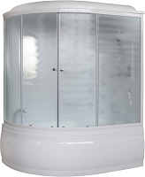 Royal Bath Душевая кабина ALP RB 170ALP-C-R 170x100 R с г/м стекло матовое профиль белый