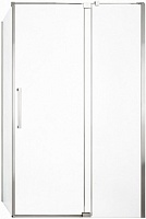 Vincea Душевой уголок Extenza 100/110x90 VSR-4EX101190CLBN профиль брашированный никель стекло прозрачное