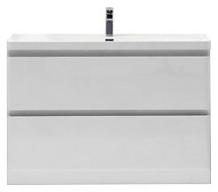 BelBagno Мебель для ванной напольная ENERGIA-N 1200 Bianco Lucido, зеркало-шкаф – фотография-5