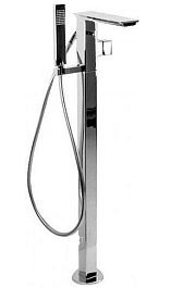 Bravat Смеситель для вынны с душем Phillis F656101C-B3-ENG хром напольный – фотография-1