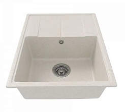 Teymi Мойка кухонная Hanna Smart 62 матовая белая – фотография-6