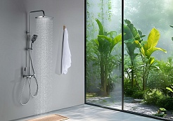 Aquatek Душевая стойка Поларис AQ3040CR хром – фотография-8