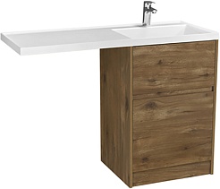 Акватон Тумба под раковину Лондри 60 дуб рустикальный – фотография-1