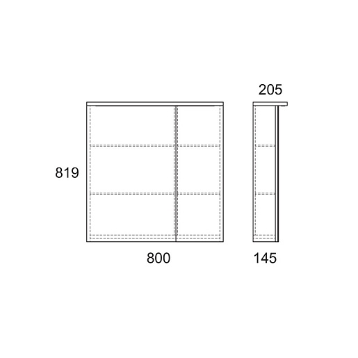 Owl 1975 Мебель для ванной Malaren 80, 1 ящик – картинка-7