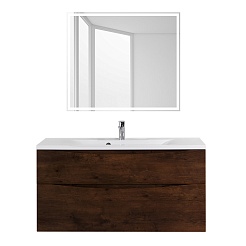 BelBagno Тумба с раковиной Marino-H60 120 подвесная Rovere Moro – фотография-10