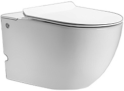 Ceruttispa Унитаз подвесной Barbaria Aria CT10591 импульсный белый – фотография-1