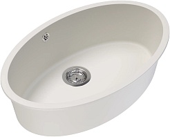 Florentina Мойка кухонная Вега Овал 770 жасмин – фотография-2