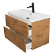 BelBagno Тумба с раковиной Due 80 подвесная Rovere Nature – картинка-22