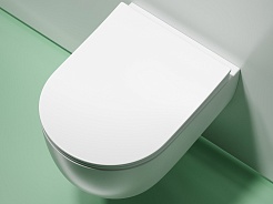 Ceramicanova Подвесной унитаз Modena Rimless CN6063MW белый матовый – фотография-4