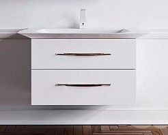 Aqwella Тумба для умывальника Simphony 90 белая – фотография-1