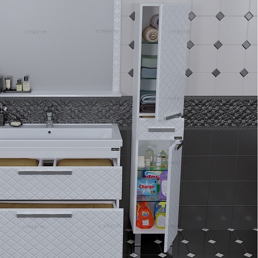 СанТа Пенал для ванной Калипсо 30 NEW – фотография-4