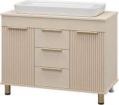 Brevita Тумба под раковину Enfida 100 бежевая – фотография-2