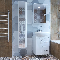 Mixline Мебель для ванной Классик 52 L (зеркало 50) – фотография-2