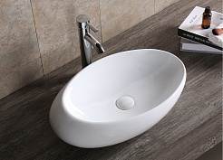 Ceruttispa Раковина накладная 48 CR0058A белая – фотография-2