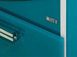 Misty Мебель для ванной Джулия QVATRO 90 2 ящика зеленая – фотография-3