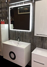 De Aqua Мебель для ванной Форма 80, зеркало Сити – фотография-13