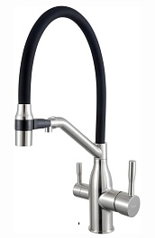 Frap Смеситель для кухни F4397-5 сатин – фотография-1
