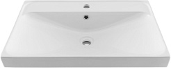 Aquanet Тумба с раковиной Алвита New 70 Flash дуб веллингтон табак – фотография-9