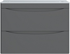 Vivon Тумба под раковину Ostin 70 подвесная серая матовая – фотография-5