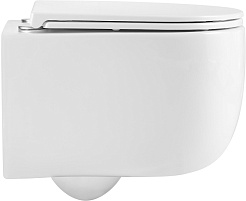 Vincea Унитаз подвесной Evo VT1-64ST безободковый белый – фотография-6