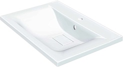 Mixline Тумба с раковиной Вектор 65 белая – фотография-6