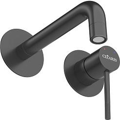 Cezares Смеситель для раковины чаши Relax RELAX-BLI2-1-NOP-W0 встраиваемый черный – фотография-2