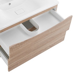 BelBagno Тумба с раковиной Marino 80 подвесная Rovere Bianco – фотография-6