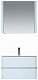 Am.Pm Зеркальный шкаф Sensation 80 R, с подсветкой, светло-голубой, глянец – фотография-9