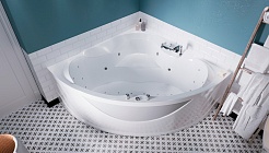 1Marka Акриловая ванна Luxe 155x155 – фотография-3