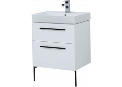 Aquanet Тумба с раковиной Nova 60 белая – фотография-9