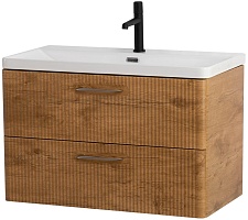 BelBagno Тумба с раковиной Due 80 подвесная Rovere Nature