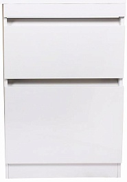 Style Line Тумба для умывальника Даллас 120 Люкс, белая – фотография-1