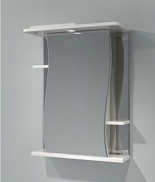 Какса-а Зеркальный шкаф Волна 55 с подсветкой – фотография-2