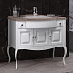 Opadiris Мебель для ванной Лаура 100 белая, мраморная столешница – картинка-18
