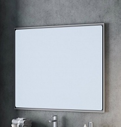 Зеркало для ванной Монтэ 90 светло-серый – фотография-1