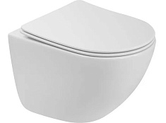 BelBagno Унитаз подвесной Amanda-Tor BB051CH-TOR-FC/SC со смывом TORNADO